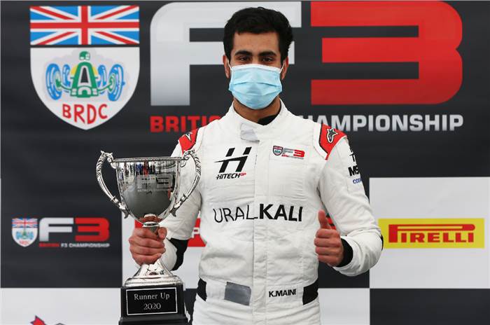 Kush Maini 2nd overall in 2020 British F3 championship